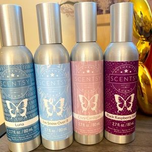 Scents Room Spray Bundle 4 NEW bottles 2.7 oz